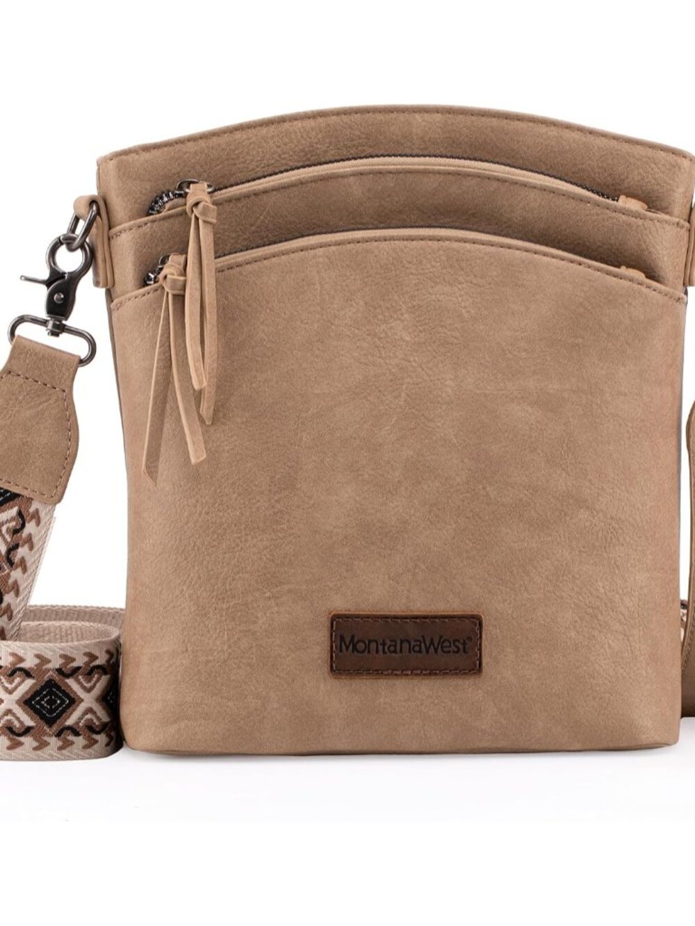 Double Compartments Cross Body Bag for Women with Adjustable Strap and Specializ